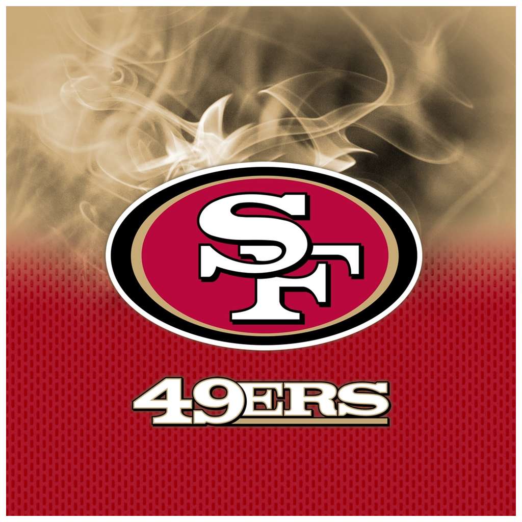 NFL San Francisco 49ers on Fire Bowling Ball