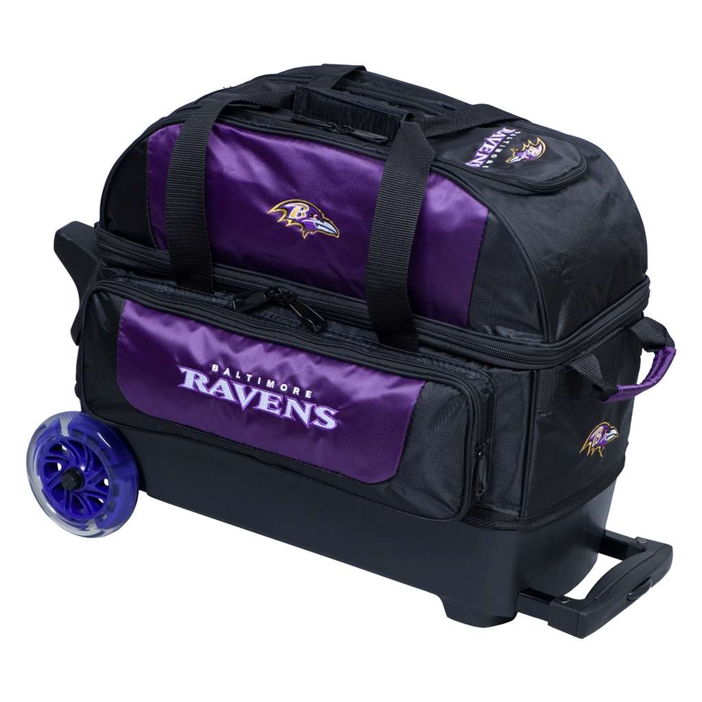 Minnesota Vikings 2 Ball Roller Bowling Bag