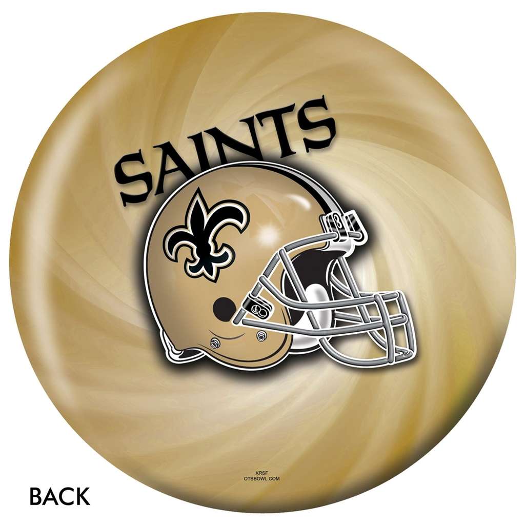 New Orleans Saints NFL Helmet Logo Bowling Ball