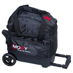 Moxy Candlepin Deluxe Roller Bowling Bag- Black