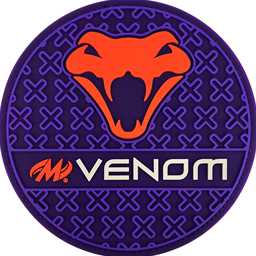 Motiv Venom Grip Disc Shammy - Purple/Orange