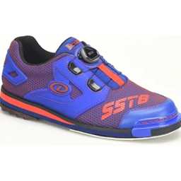 Dexter Mens WIDE WIDTH SST 8 Power Frame Boa Bowling Shoes - Blue/Red