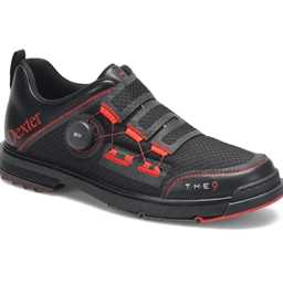 Dexter Mens WIDE WIDTH The 9 Stryker Boa Bowling Shoes - Black/Red
