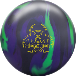 Hammer Hazmat Solid Bowling Ball - Onyx/Lime/Purple
