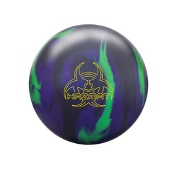 Hammer Hazmat Solid Bowling Ball - Onyx/Lime/Purple