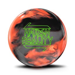 900 Global PRE-DRILLED Harsh Reality Pearl Bowling Ball - Orange/Silver/Black