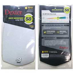 Dexter S8 White Microfiber SST Slide Sole OVERSIZE (Not compatible with Dexter T·H·E 9 shoes)