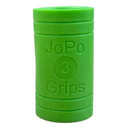 JoPo Power Oval/Oval Dots Finger Insert Green- Package of 10