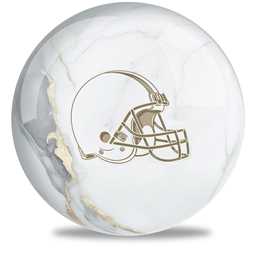 NFL Bowling Ball Marble Cleveland Browns