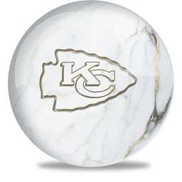 NFL Bowling Ball Marble Kansas City Chiefs