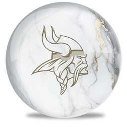 NFL Bowling Ball Marble Minnesota Vikings