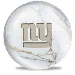 NFL Bowling Ball Marble New York Giants