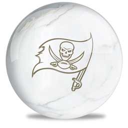 NFL Bowling Ball Marble Tampa Bay Buccaneers