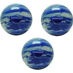 EPCO Duckpin Bowling Balls - Marbleized - Blue & White (4 3/4 inch- 3lbs. 6 oz.) 3 Balls