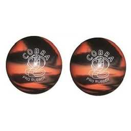 EPCO Duckpin Bowling Ball - Cobra Pro Rubber - Orange & Black (4 7/8 inch- 3lbs. 12oz.) - 2 Balls