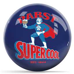 Supercool Bowling Ball (Pabst Blue Ribbon) - Blue