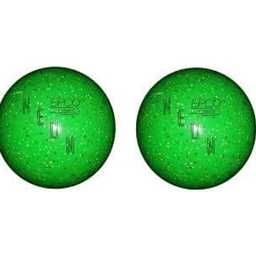 EPCO Duckpin Bowling Balls- Neon Speckled - Green (4 7/8 inch- 3lbs. 8 oz) 2 Balls