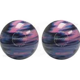 EPCO Duckpin Bowling Balls- Marbleized - Navy, Light Blue & Pink (5 inch- 3lbs. 12 oz.) 2 Balls