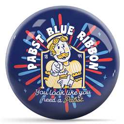 Need A Pabst Bowling Ball (Pabst Blue Ribbon) - Blue