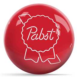 Pabst Blue Ribbon V1 Bowling Ball - Red