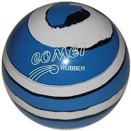 EPCO Duckpin Bowling Ball - Comet Rubber - Royal with White & Black (5 inch- 3lbs. 10 oz.) 1 Ball