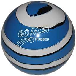 EPCO Duckpin Bowling Ball - Comet Rubber - Royal with White & Black (5 inch- 3lbs. 12 oz.) 1 Ball