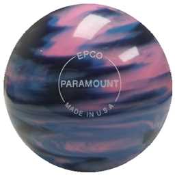 EPCO Duckpin Bowling Ball -Marbleized - Navy, Light Blue & Pink (4 7/8 inch- 3lbs. 12 oz.) 1 Ball