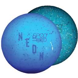 EPCO Duckpin Bowling Ball - Neon Speckled - Blue (4 7/8 inch- 3lbs. 10oz) 1 Ball