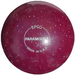 EPCO Duckpin Bowling Ball- Speckled House Ball - Cranberry (5 inch- 3lbs. 12 oz.) 1 Ball