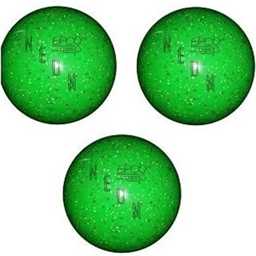 EPCO Duckpin Bowling Balls - Neon Speckled - Green (4 7/8 inch- 3lbs. 8 oz.) - 3 Balls