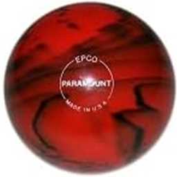 EPCO Candlepin Bowling Ball- Marbleized Glow - Red & Black (4 1/2 inch- 2lbs.6oz.) 1 Ball