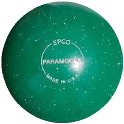 EPCO Duckpin Bowling Ball- Speckled House Ball - Green (4 7/8 inch- 3lbs. 12 oz.) 1 Ball