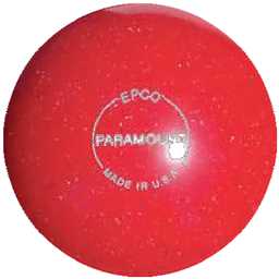 EPCO Duckpin Bowling Ball- Speckled House Ball - Red (4 7/8 inch- 3lbs. 12 oz.) 1 Ball