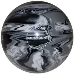 EPCO Duckpin Bowling Ball- Marbleized - Black, White & Grey (4 7/8 inch- 3lbs. 8 oz.) 1 Ball