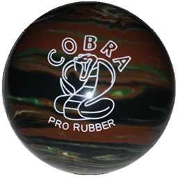 EPCO Duckpin Bowling Ball - Cobra Pro Rubber - Camouflage (5 inch- 3lbs. 8oz.) 1 Ball