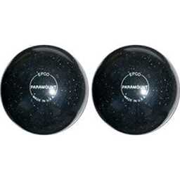 EPCO Duckpin Bowling Balls- Speckled House Ball - Black (4 7/8 inch- 3lbs. 8 oz) 2 Balls