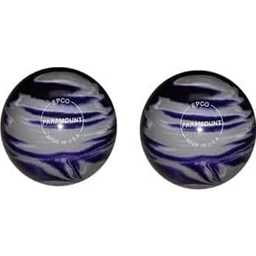 EPCO Duckpin Bowling Balls- Marbleized - Purple, Grey & White-4 7/8 inch- 3lbs. 12 oz. 2 Balls