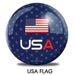 USA Flag Bowling Ball