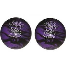 EPCO Duckpin Bowling Ball - Cobra Pro Rubber - Lavender & Black (4 3/4 inch- 3lbs. 8oz.) - 2 Balls