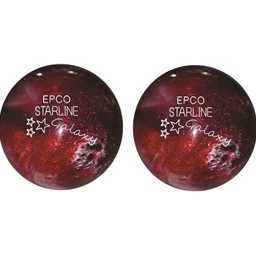 EPCO Duckpin (5-Pin) Starline Galaxy -Red - 4 7/8", 3lbs 8oz 2 Balls