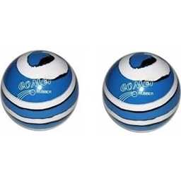 EPCO Duckpin Bowling Balls- Comet Rubber - Royal with White & Black (5 inch- 3lbs. 10 oz.) 2 Balls