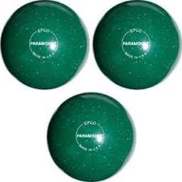 EPCO Duckpin Bowling Balls - Speckled House Ball - Green (4 7/8 inch- 3lbs. 10 oz.) 3 Balls