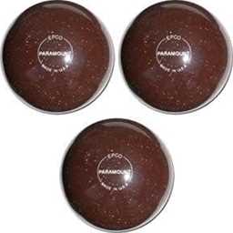 EPCO Duckpin Bowling Balls - Speckled House Ball - Brown (5 inch- 3lbs. 12 oz.) 3 Balls