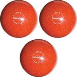 EPCO Duckpin Bowling Balls - Speckled House Ball - Orange (5 inch- 3lbs. 8 oz.) 3 Balls