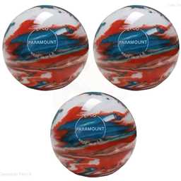 EPCO Duckpin Bowling Balls - Marbleized - Turquoise, Orange & White (4 3/4 inch- 3lbs. 8 oz.) 3 Balls