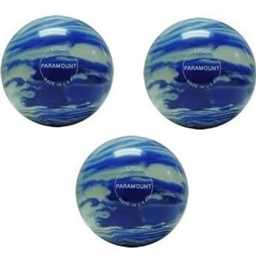 EPCO Duckpin Bowling Balls - Marbleized - Blue & White (5 inch- 3lbs. 12 oz.) 3 Balls