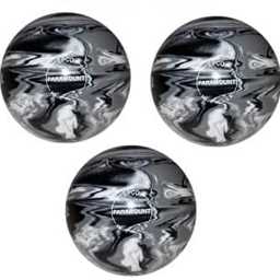 EPCO Duckpin Bowling Balls- Marbleized - Black, White & Grey (4 3/4 inch- 3lbs. 10 oz.) 3 Balls