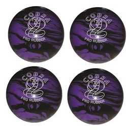 EPCO Candlepin Bowling Balls - Cobra Pro Rubber - Lavender & Black (4 1/2 inch- 2lbs. 6oz.) 4 Balls