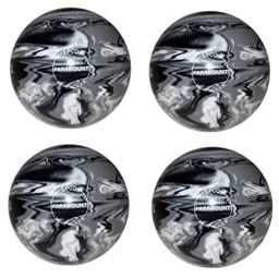 EPCO Candlepin Bowling Balls - Marbleized - Black, White & Grey (4 1/2 inch- 2lbs. 5oz.) 4 Balls