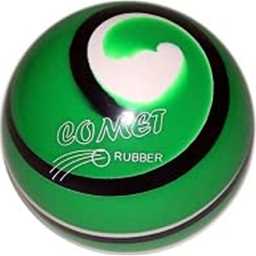 EPCO Candlepin Bowling Ball- Rubber - Green with Black & White (4 1/2 inch- 2lbs. 6oz.) 1 Ball